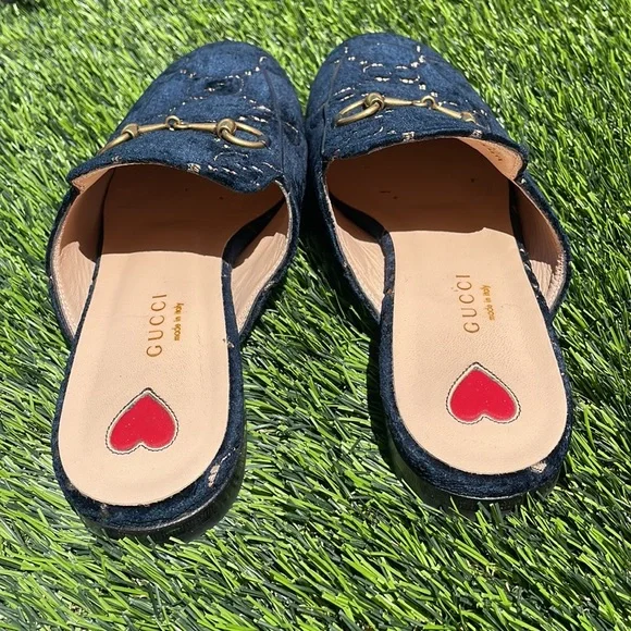 Gucci velvet loafers - Picture 3 of 6